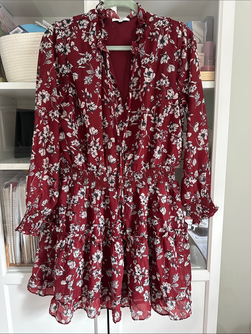NSR size XL long sleeve floral dress